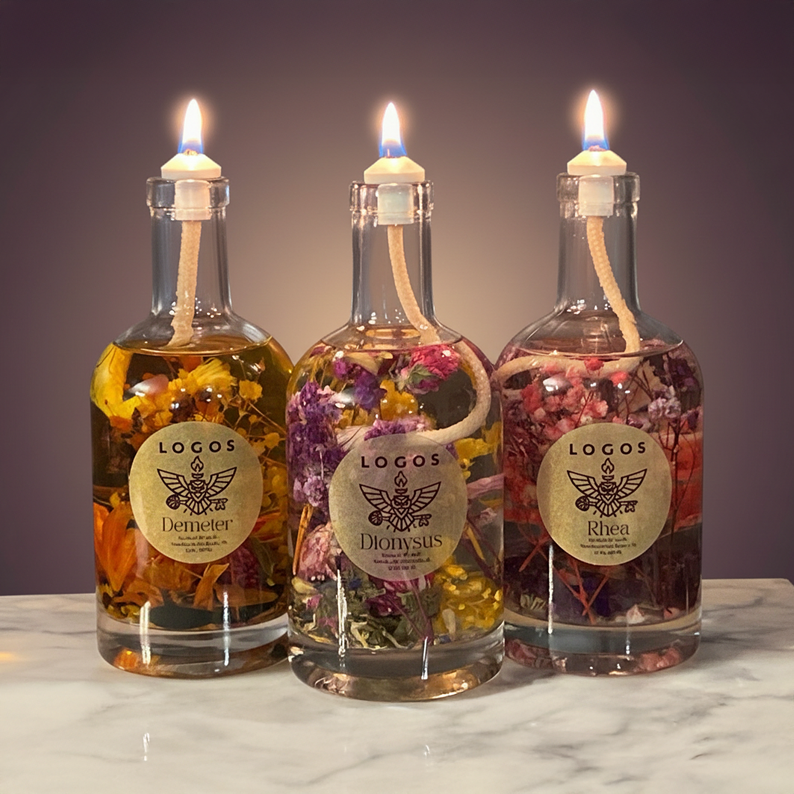 Abundance Altar Trio Oil Candle