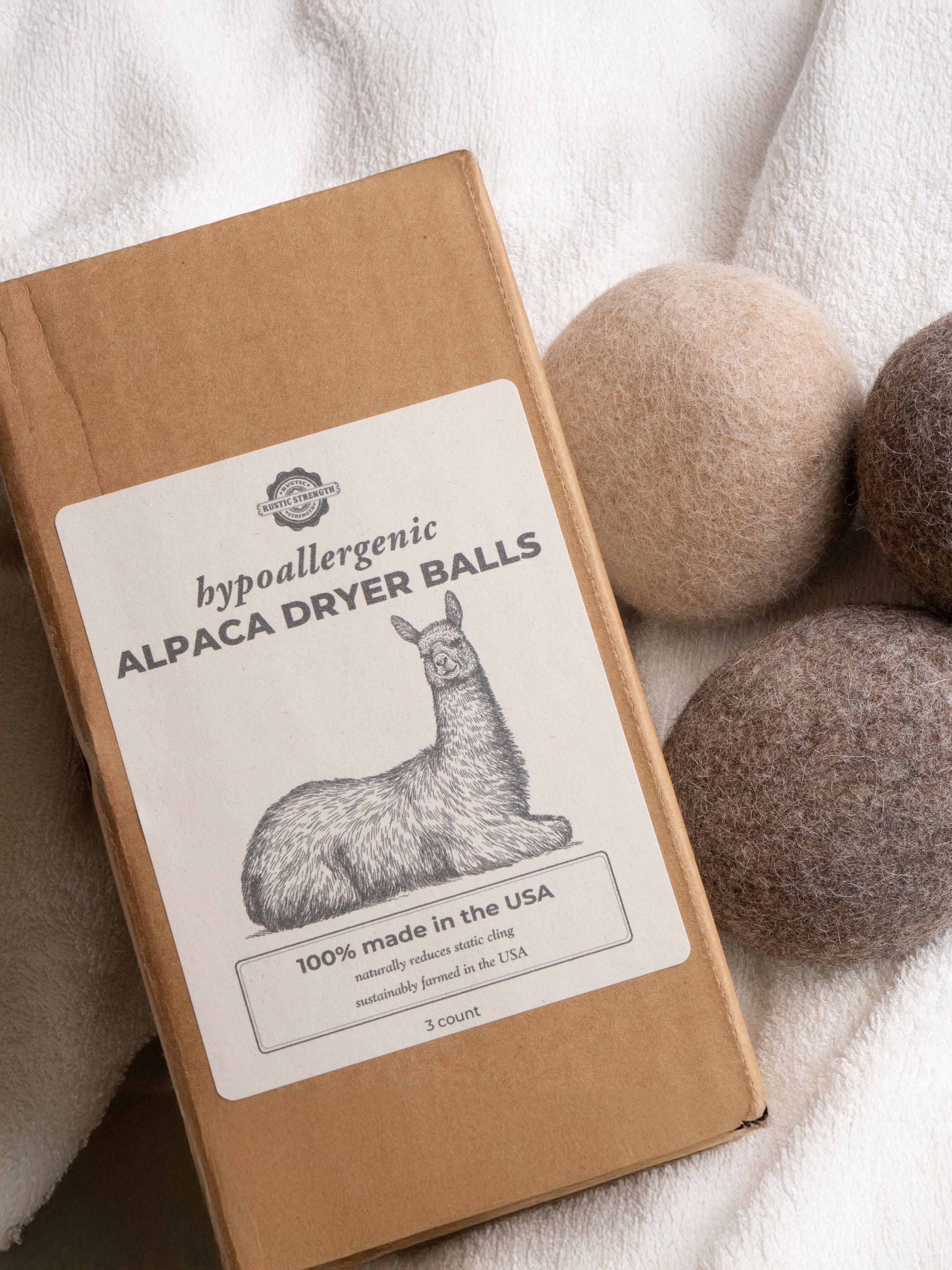 Alpaca Dryer Balls Pack of Three
