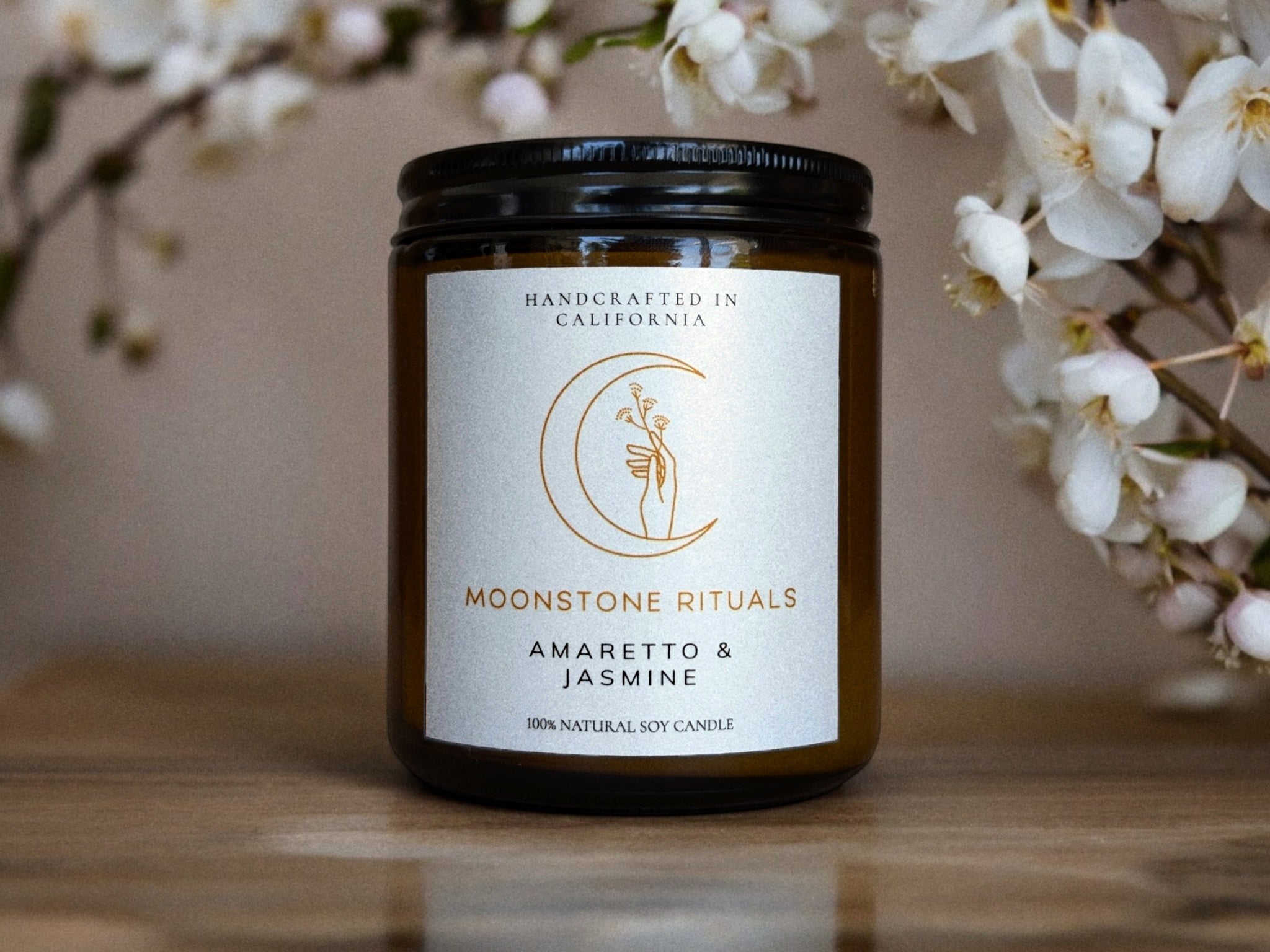 Amaretto & Jasmine Candle - Aware House