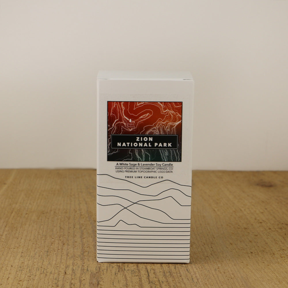Zion National Park Candle | 3D Angels Landing Soy Candle-zoom-4