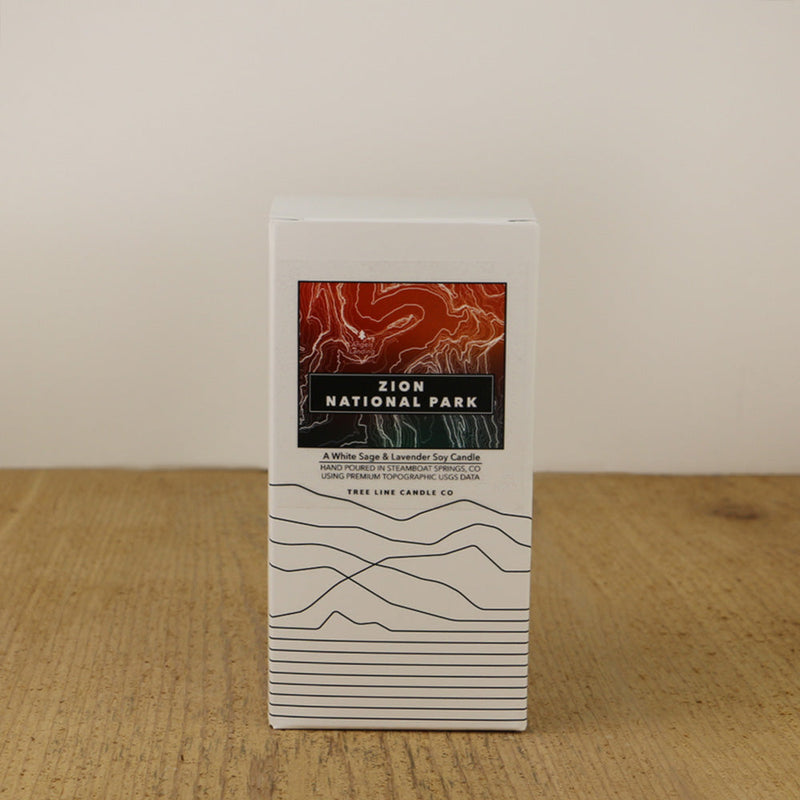 Zion National Park Candle | 3D Angels Landing Soy Candle-zoom-