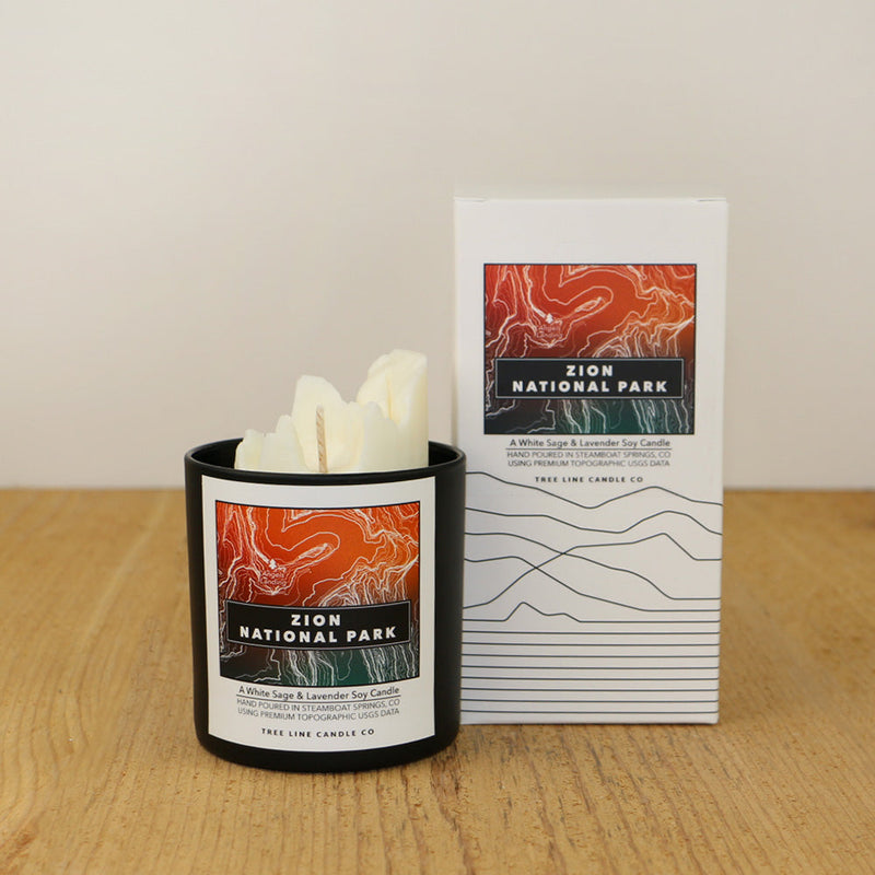 Zion National Park Candle | 3D Angels Landing Soy Candle-zoom-