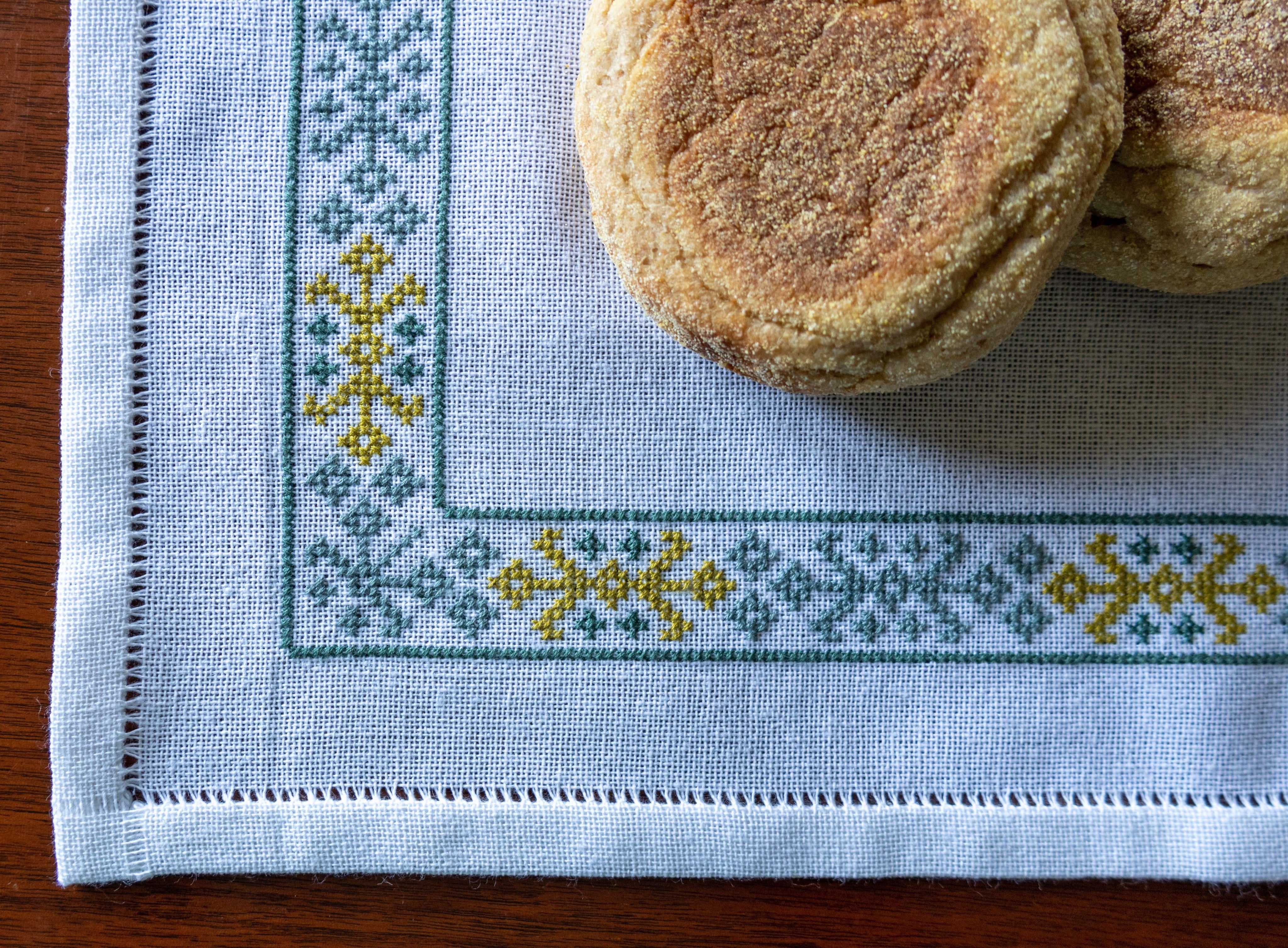 Antonia Cross Stitch Folk Embroidery Kit-zoom-3