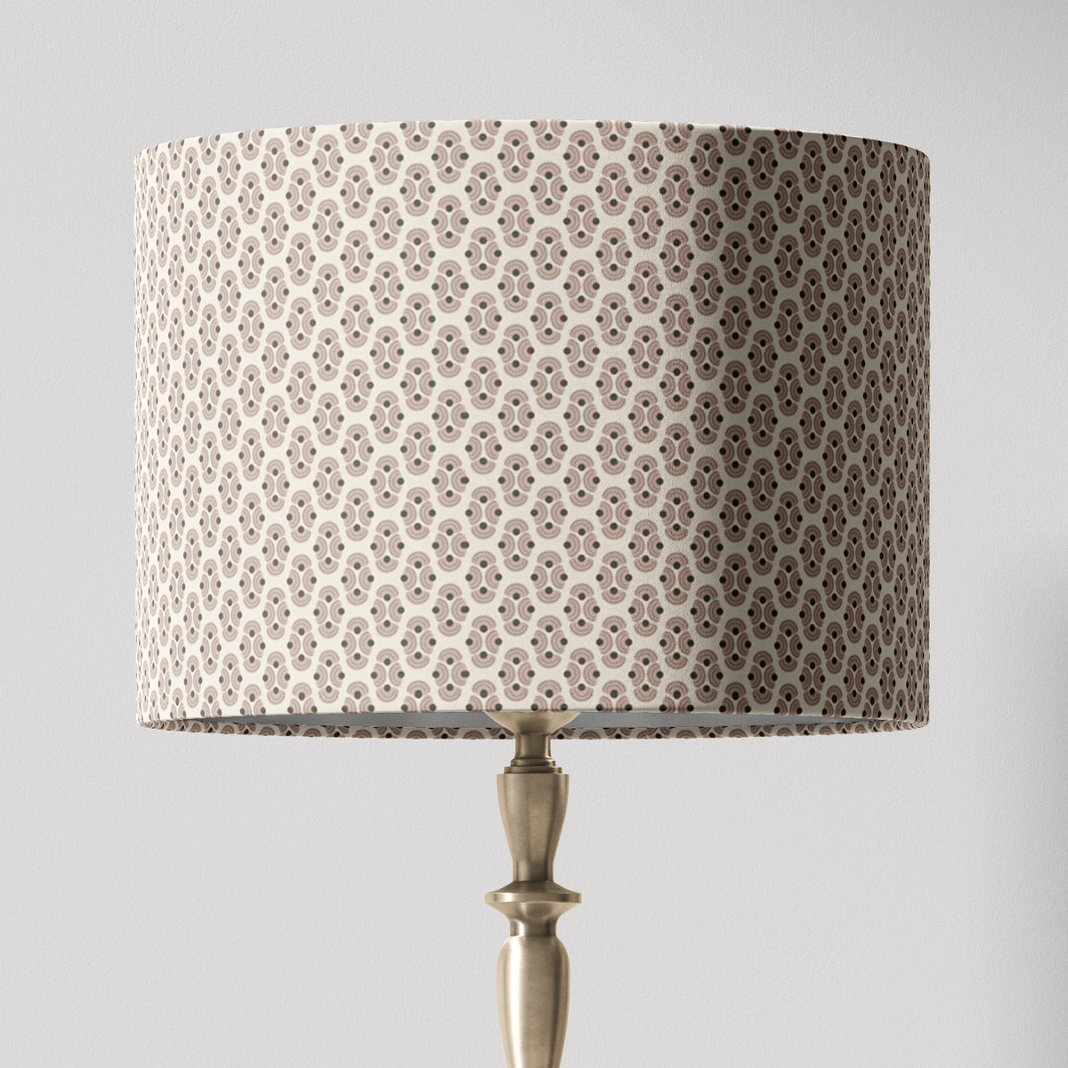 Beige Patterned Lampshade in ARMADA-zoom-3