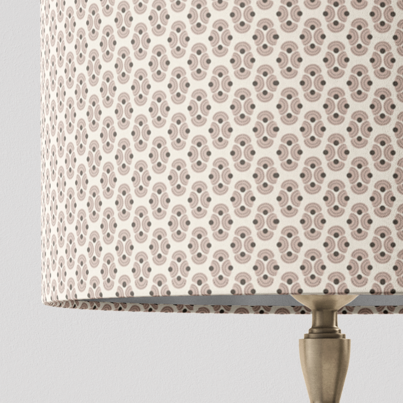 Beige Patterned Lampshade in ARMADA-zoom-5