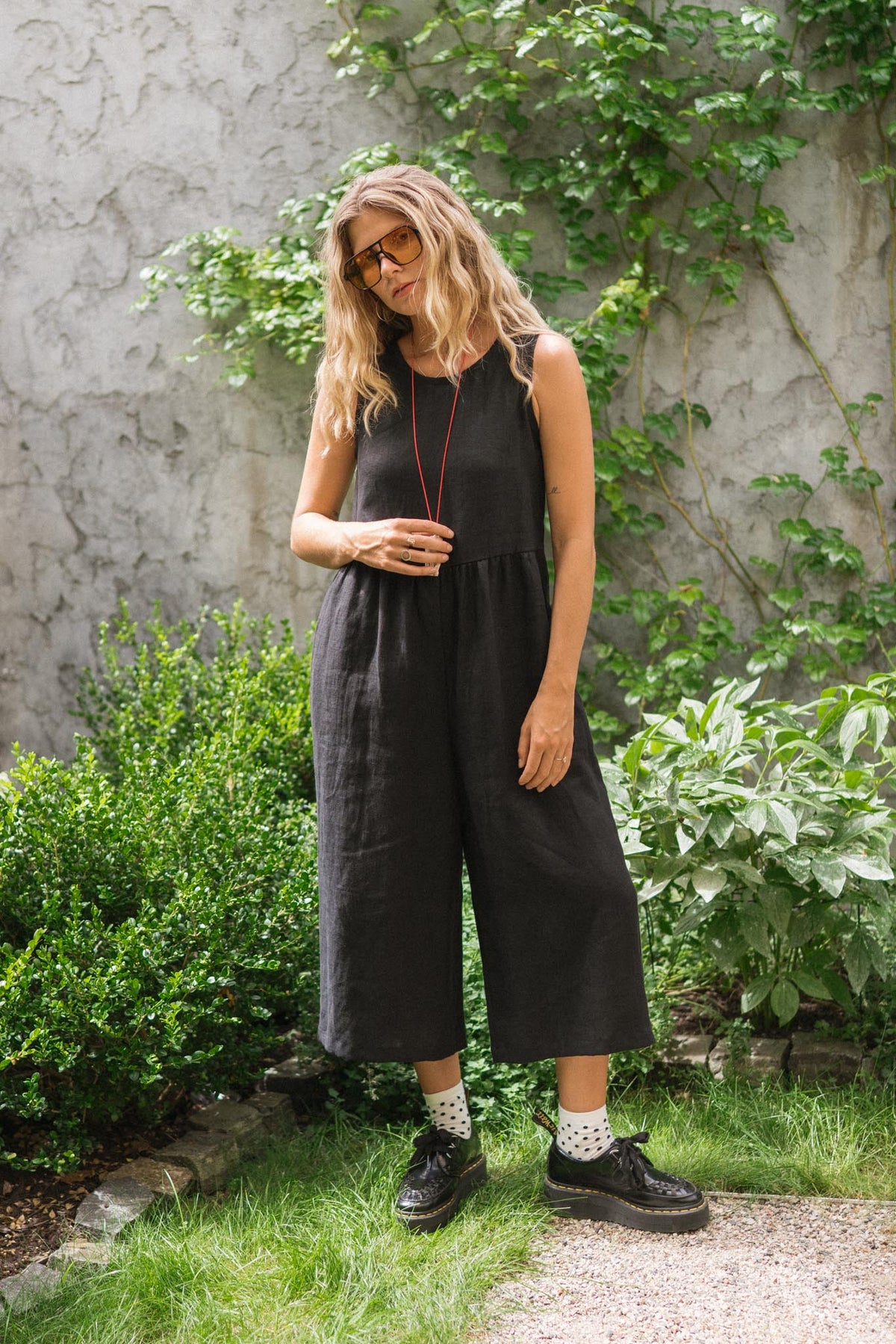 Backyard Jumpsuit | Black - Aware House - Conscious Clothing -