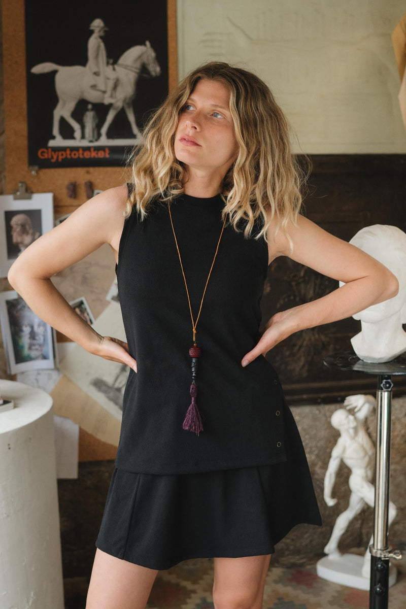 Cleo Tank | Graphite-zoom-