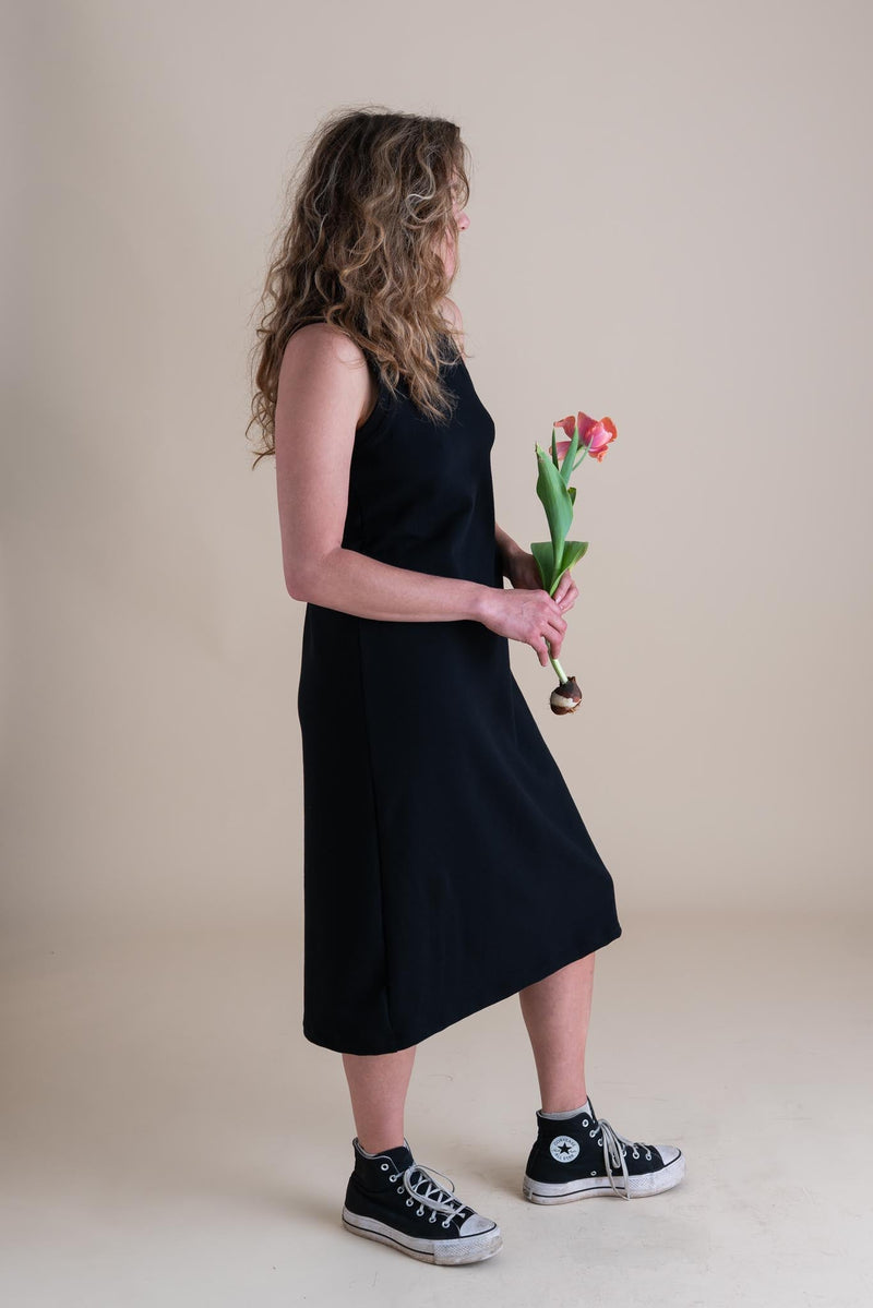 Serena Dress | Licorice-zoom-