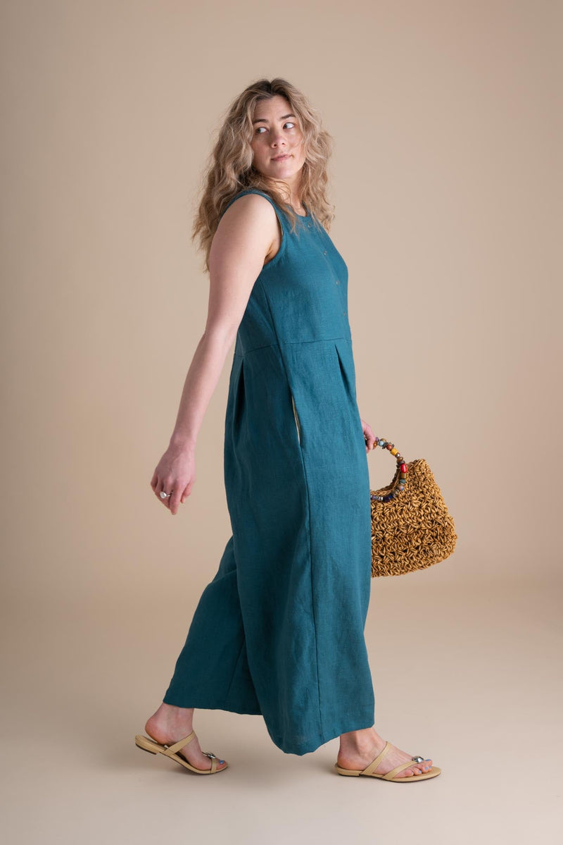 Terrace Jumpsuit | Peacock-zoom-