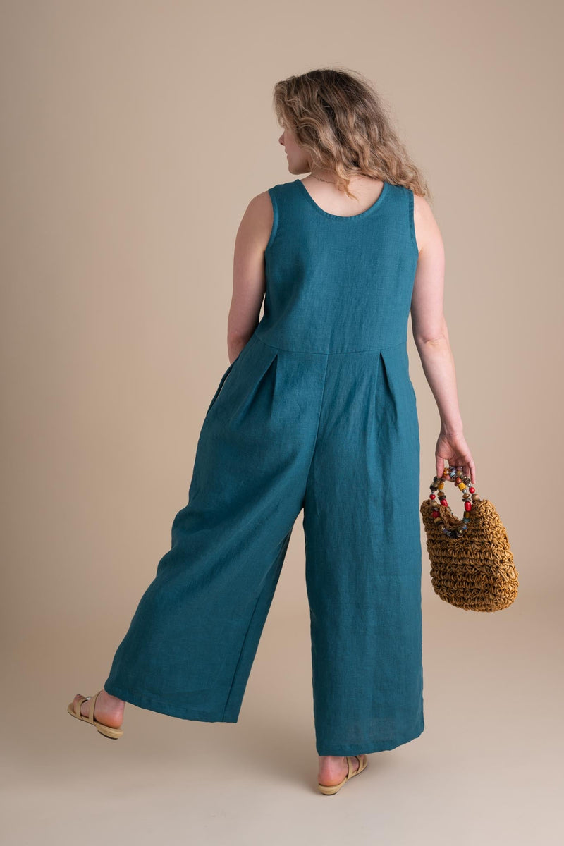 Terrace Jumpsuit | Peacock-zoom-