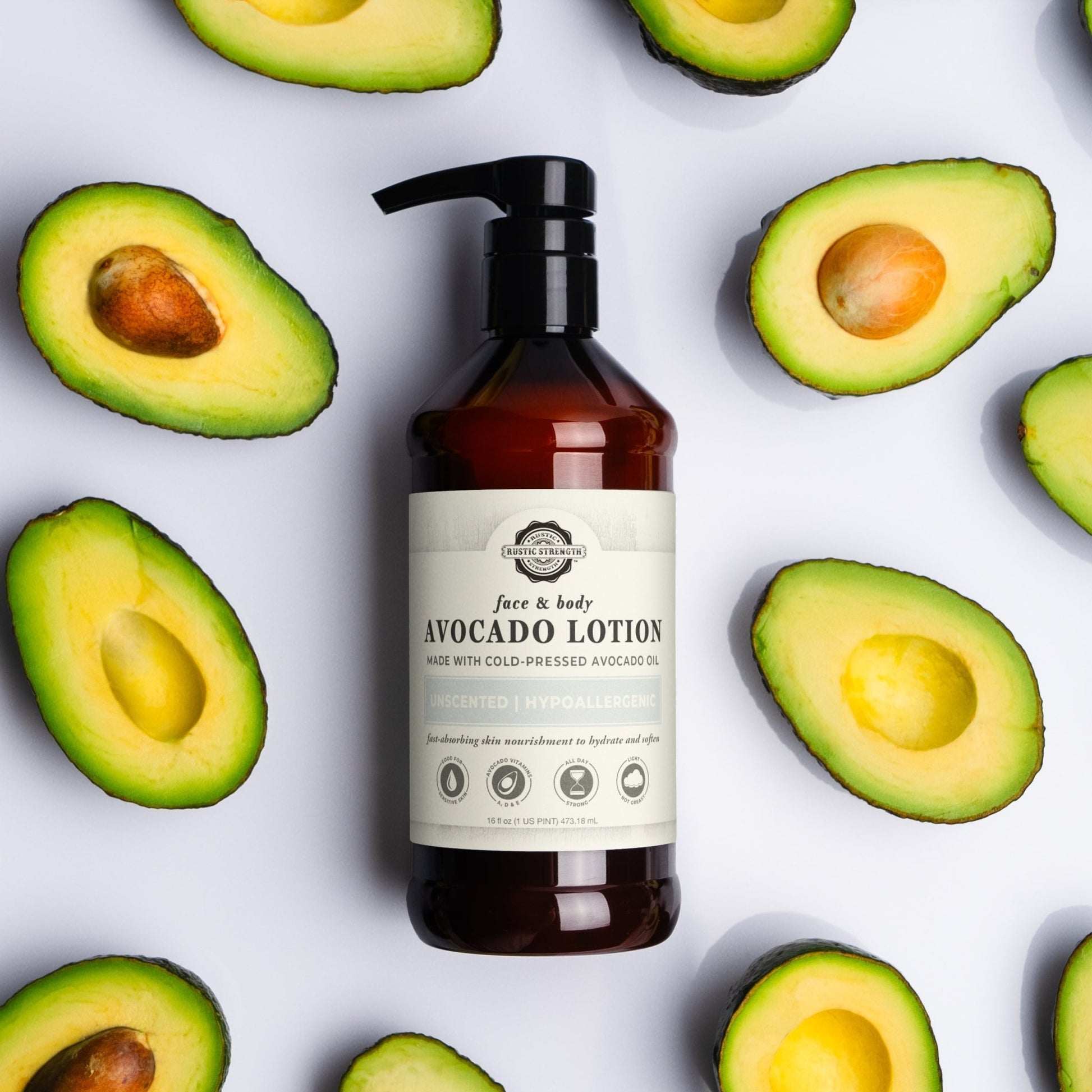 Avocado Lotion | Mama + Baby Safe - Aware House - Rustic Strength - 