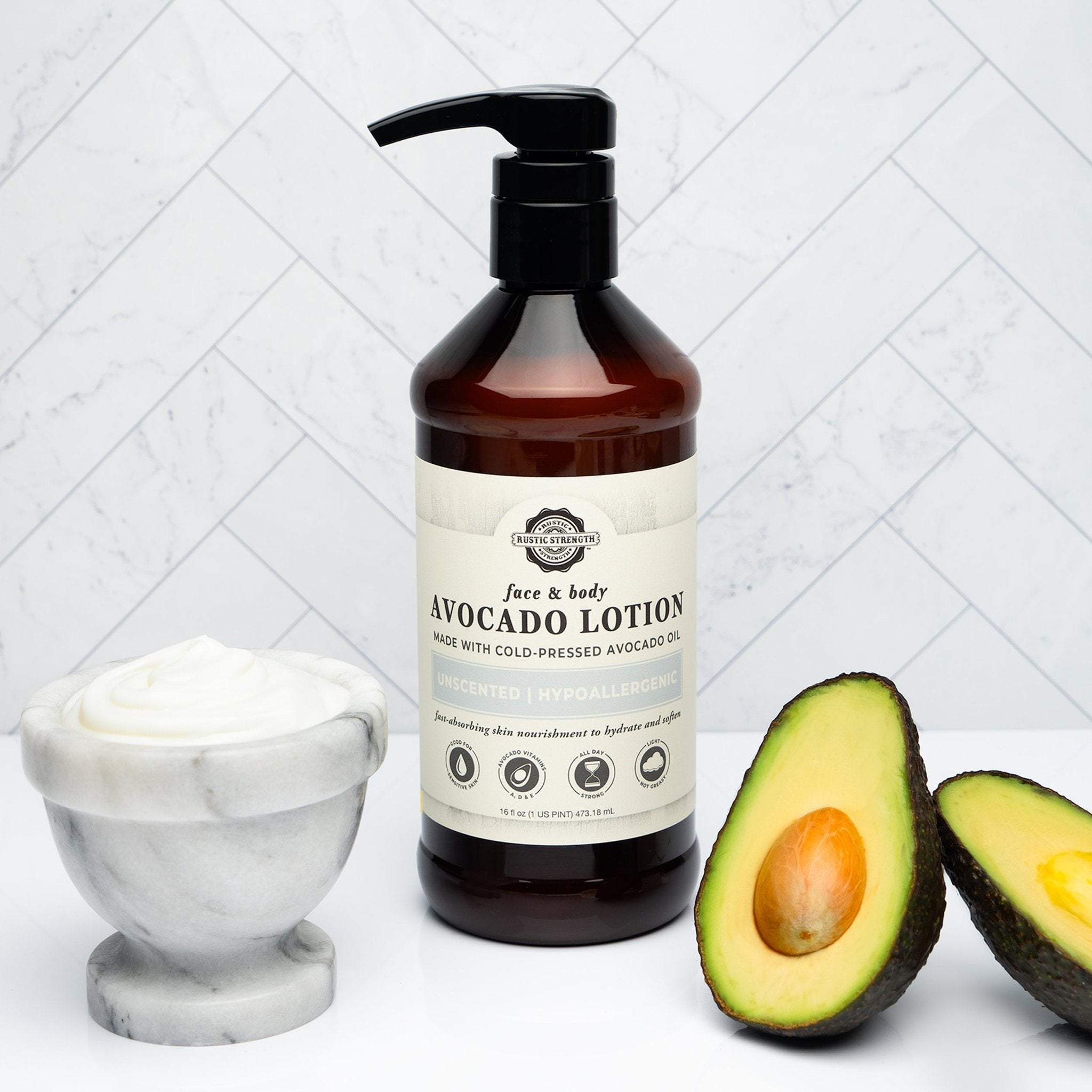 Avocado Lotion | Mama + Baby Safe - Aware House - Rustic Strength - 