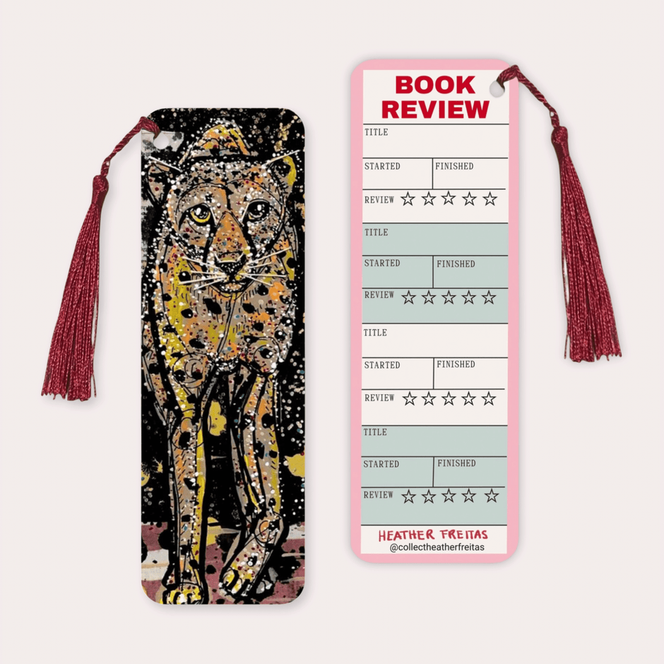 Cheetah Soft Touch Premium Bookmark - Aware House