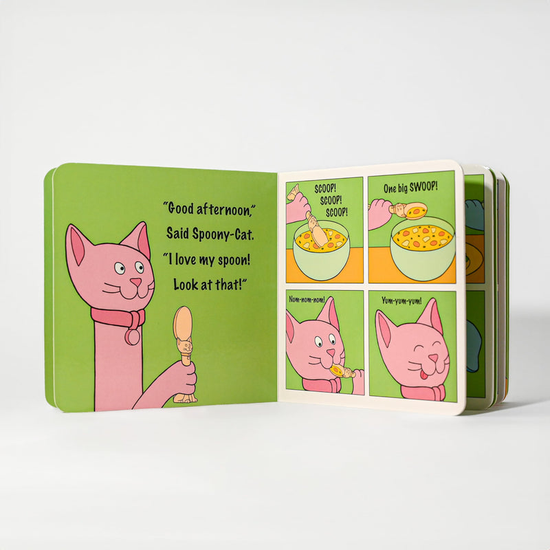 Spoon la la Utensils + Board Book-zoom-