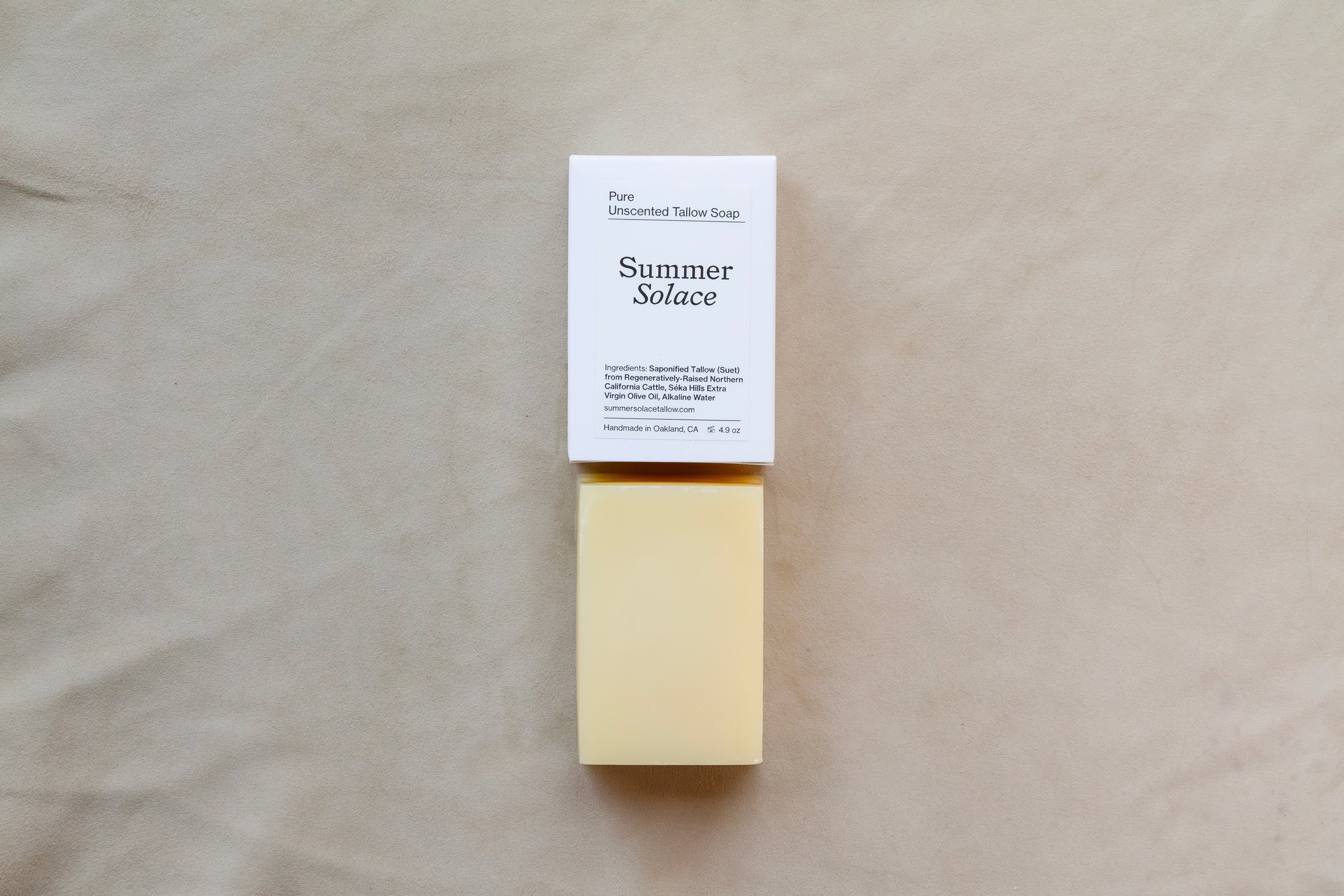 Pure Unscented Tallow Bar Soap-zoom-9