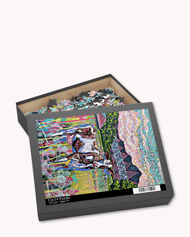 Cows On The Farm Puzzle-zoom-