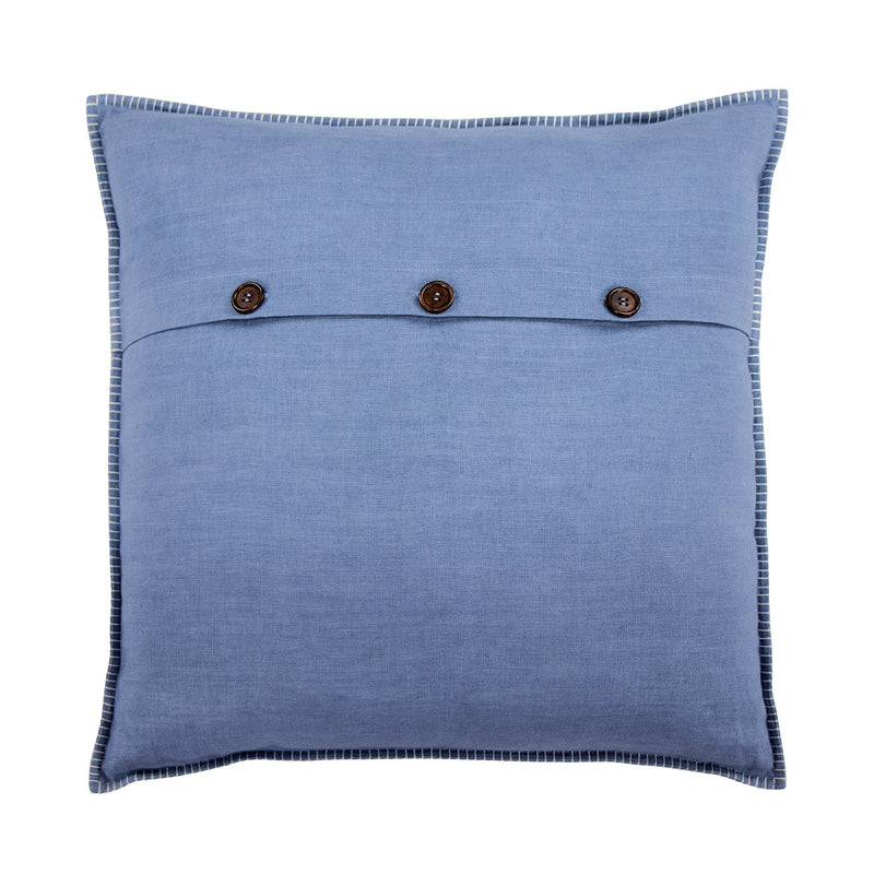 Hand Embroidered Birds Pillow Cover | In Flight-zoom-