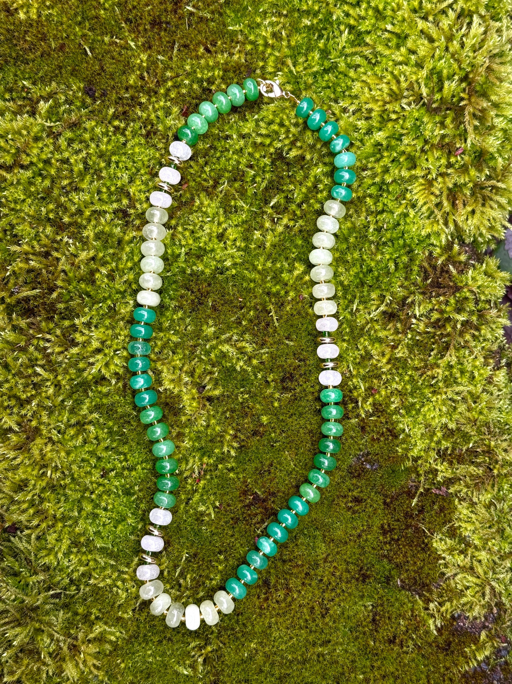Lucky Gradient Beaded Necklace-3