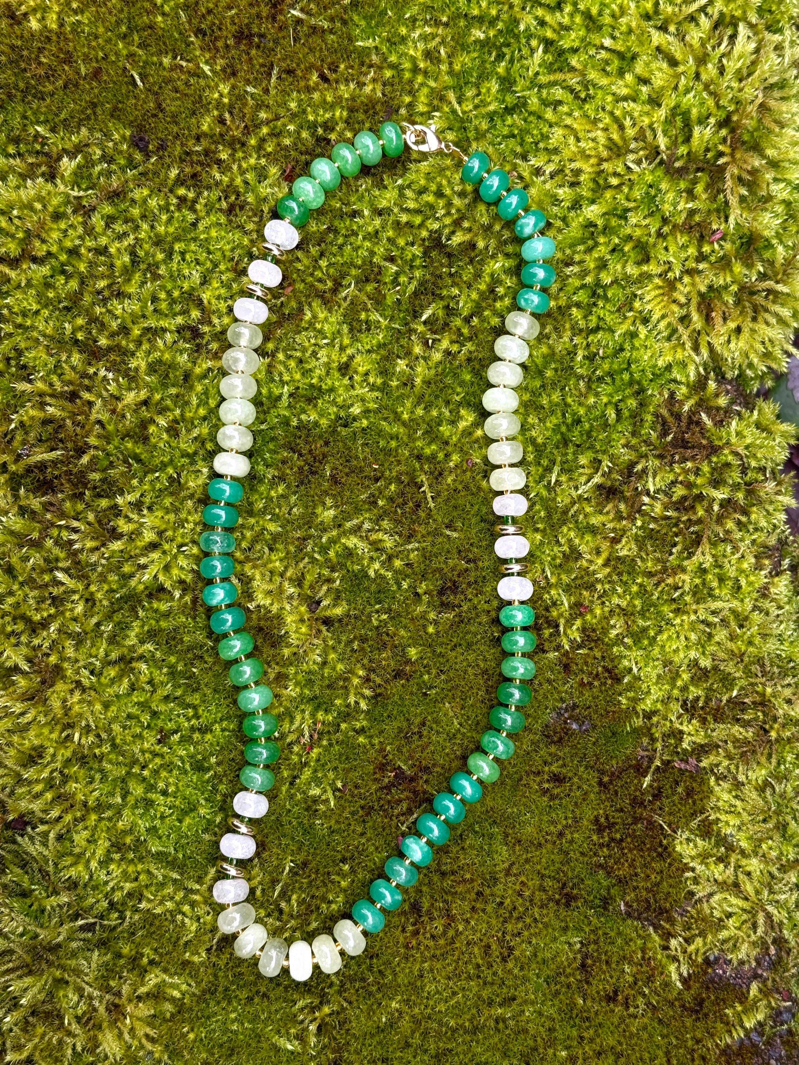 Lucky Gradient Beaded Necklace-zoom-3