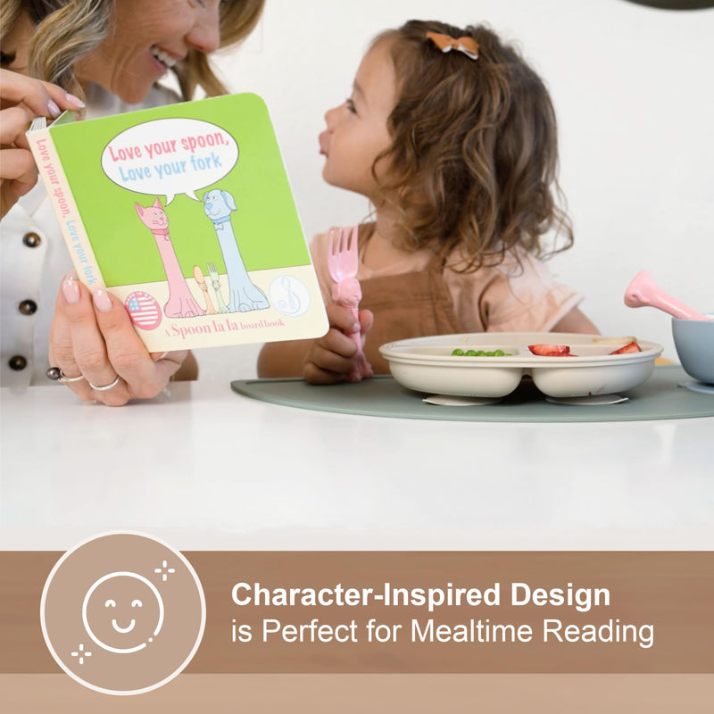 Spoon la la Utensils + Board Book-zoom-