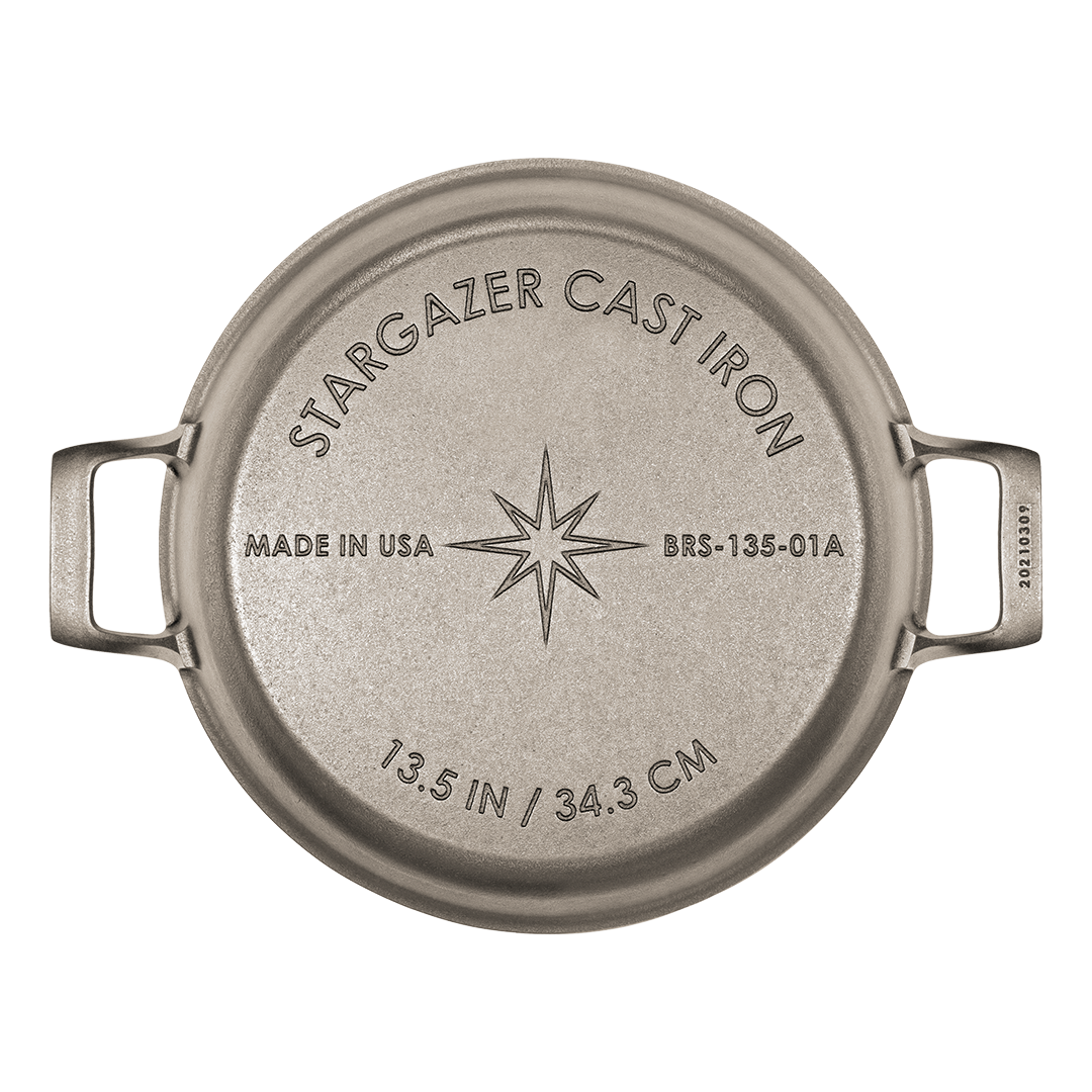 13.5-Inch Cast Iron Braiser-5