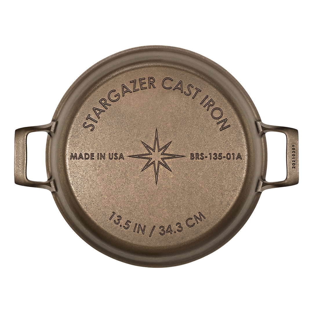 13.5-Inch Cast Iron Braiser-2