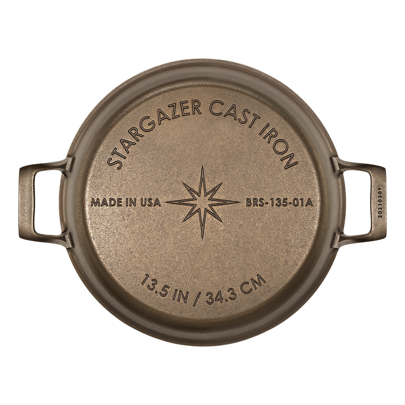 13.5-Inch Cast Iron Braiser-zoom-