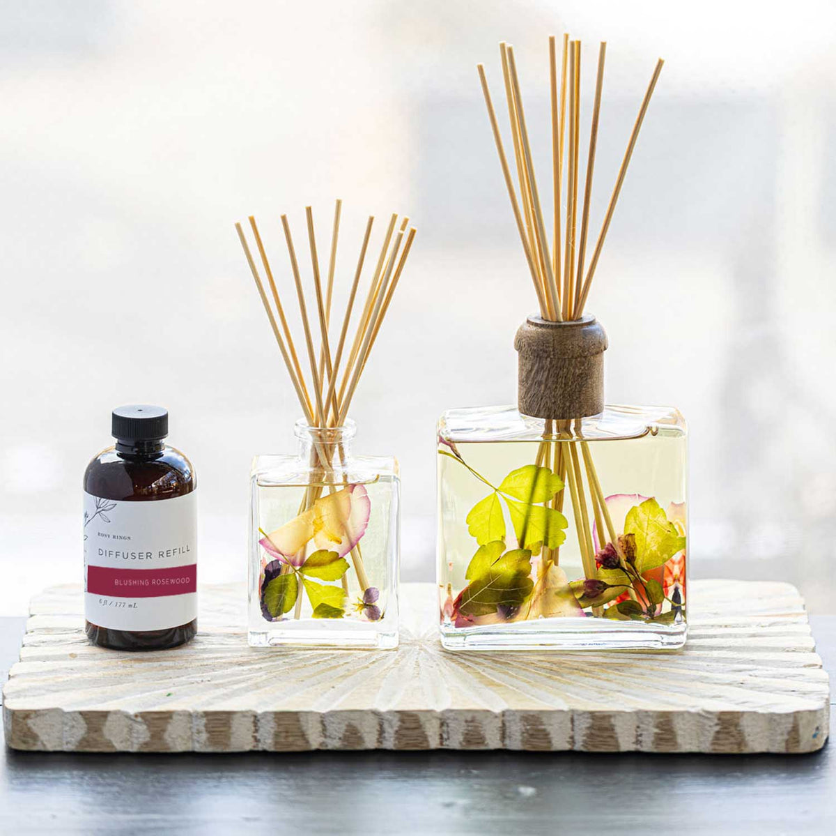 Signature Botanical Reed Diffuser | Blushing Rosewood-zoom-3