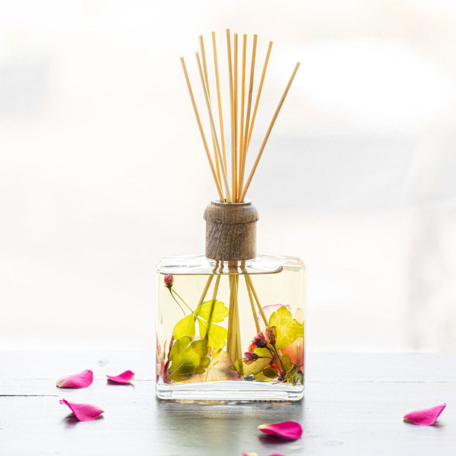Signature Botanical Reed Diffuser | Blushing Rosewood