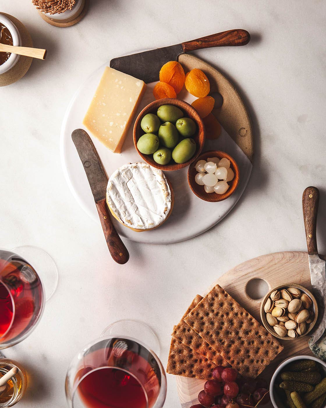 Artisan Forged Cheese Knives Set of Four-zoom-3