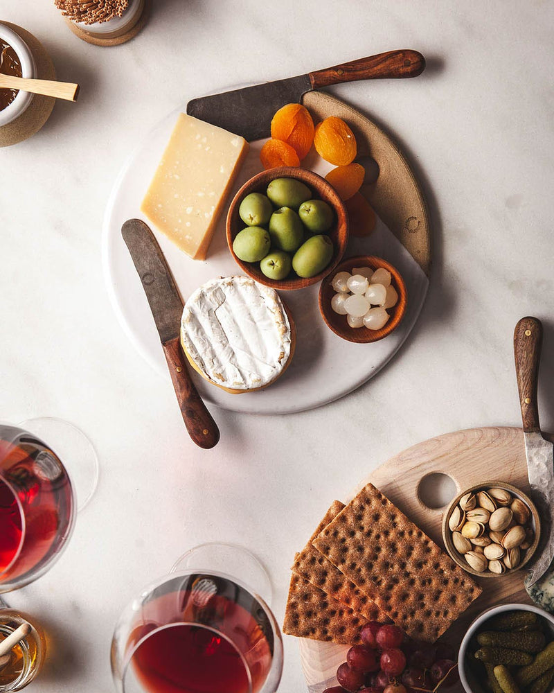 Artisan Forged Cheese Knives Set of Four-zoom-