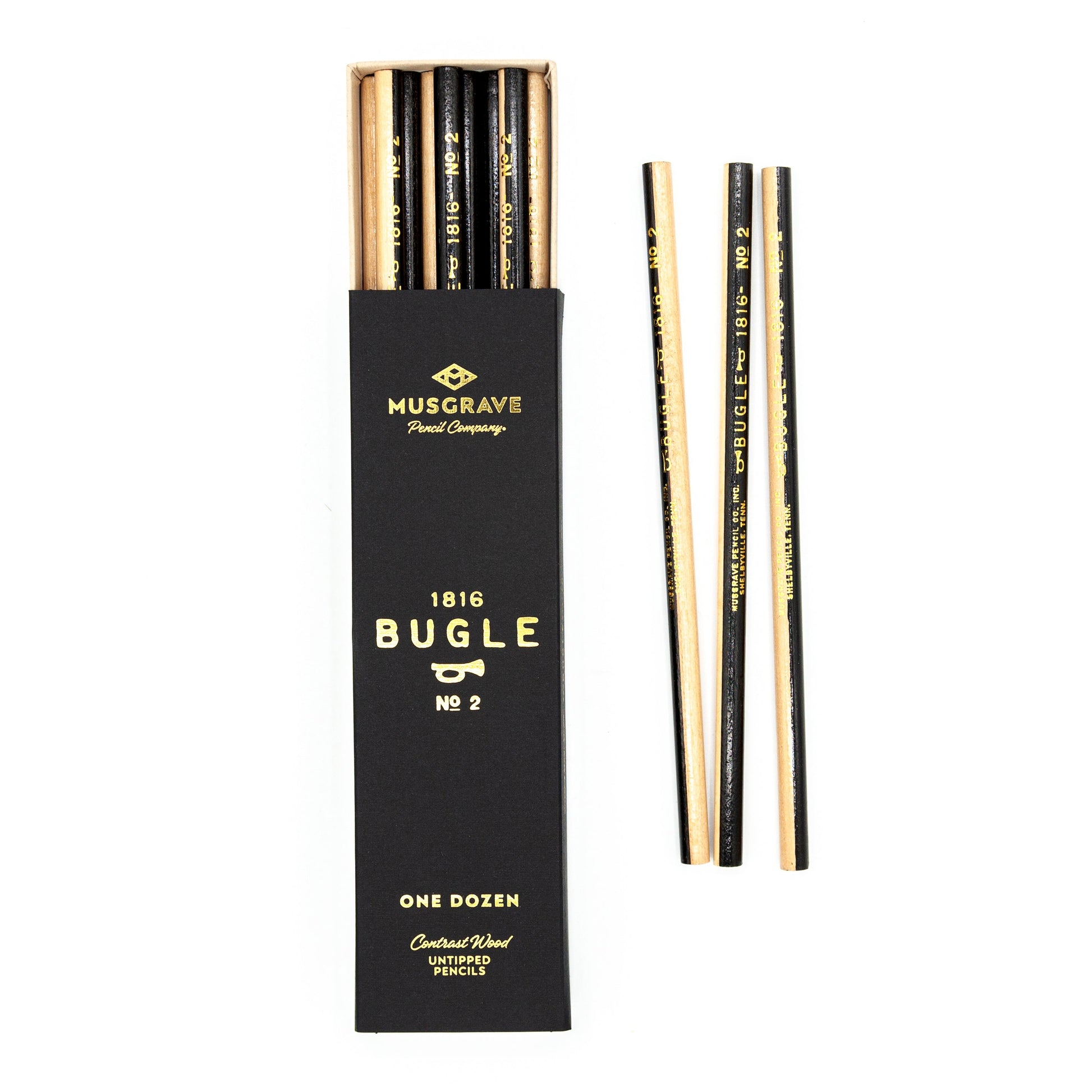 Black and White Pencil Bugle-8