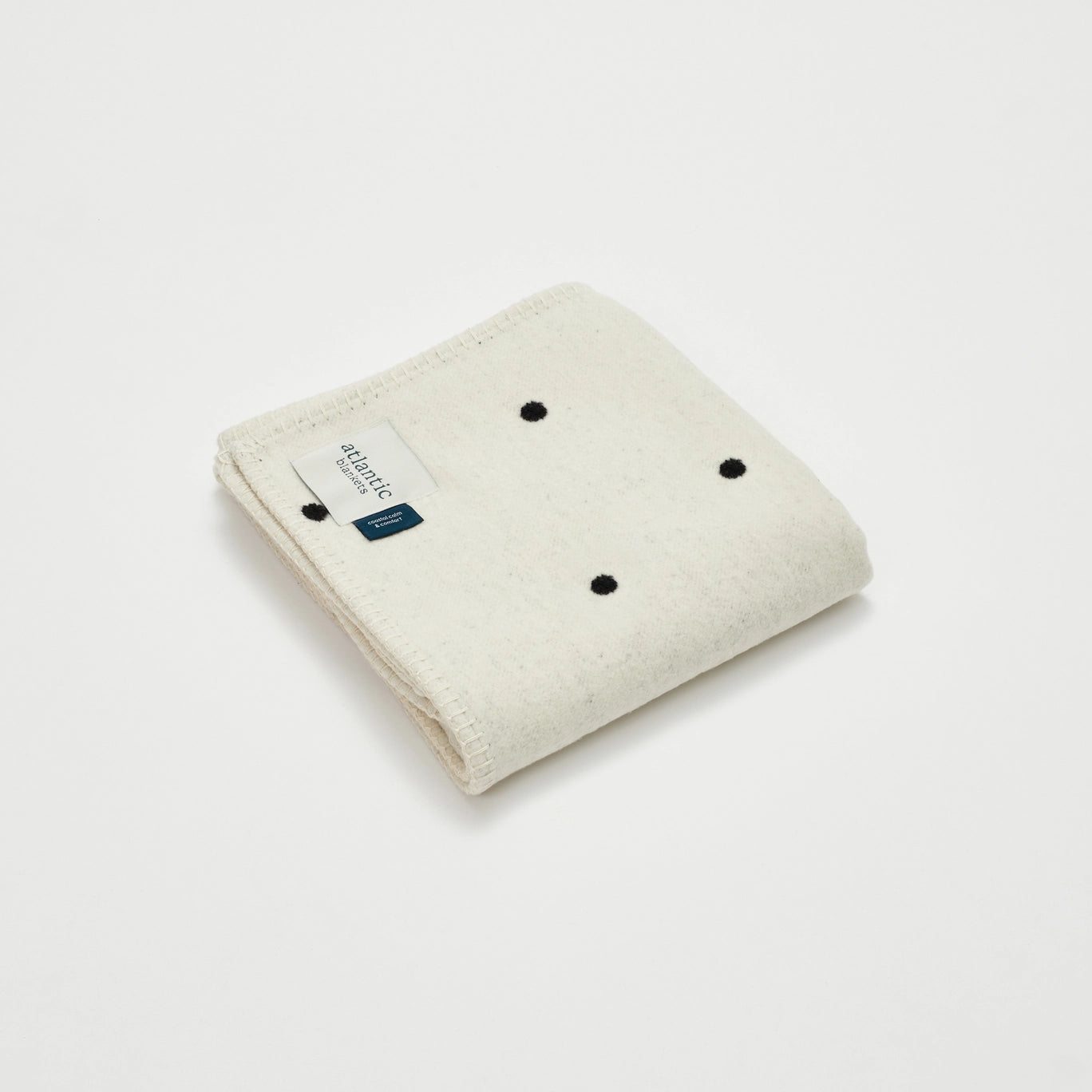 Dots Recycled Cotton Baby Blanket-zoom-1