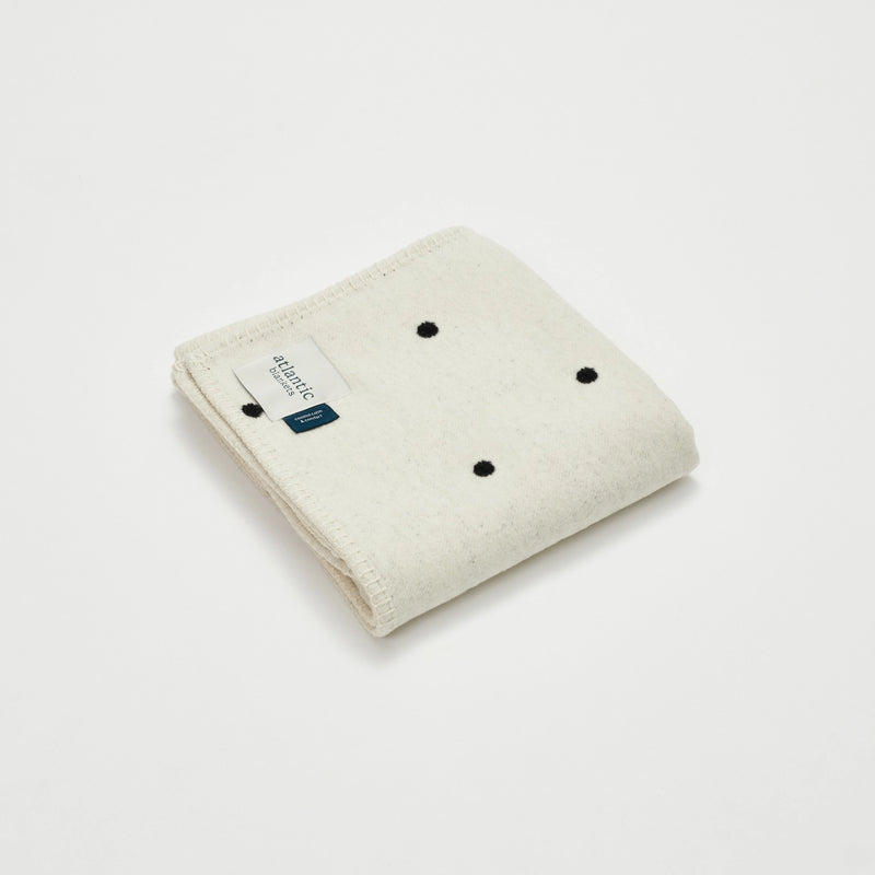Dots Recycled Cotton Baby Blanket-zoom-