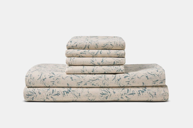 Cotton Bed Sheet Set Print-zoom-