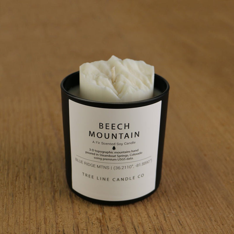 Beech Mountain Candle | 3D Mountain Peak Soy Candle-zoom-