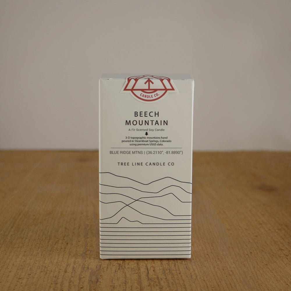 Beech Mountain Candle | 3D Mountain Peak Soy Candle - Aware House