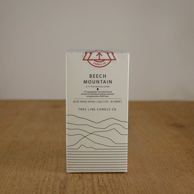 Beech Mountain Candle | 3D Mountain Peak Soy Candle-zoom-