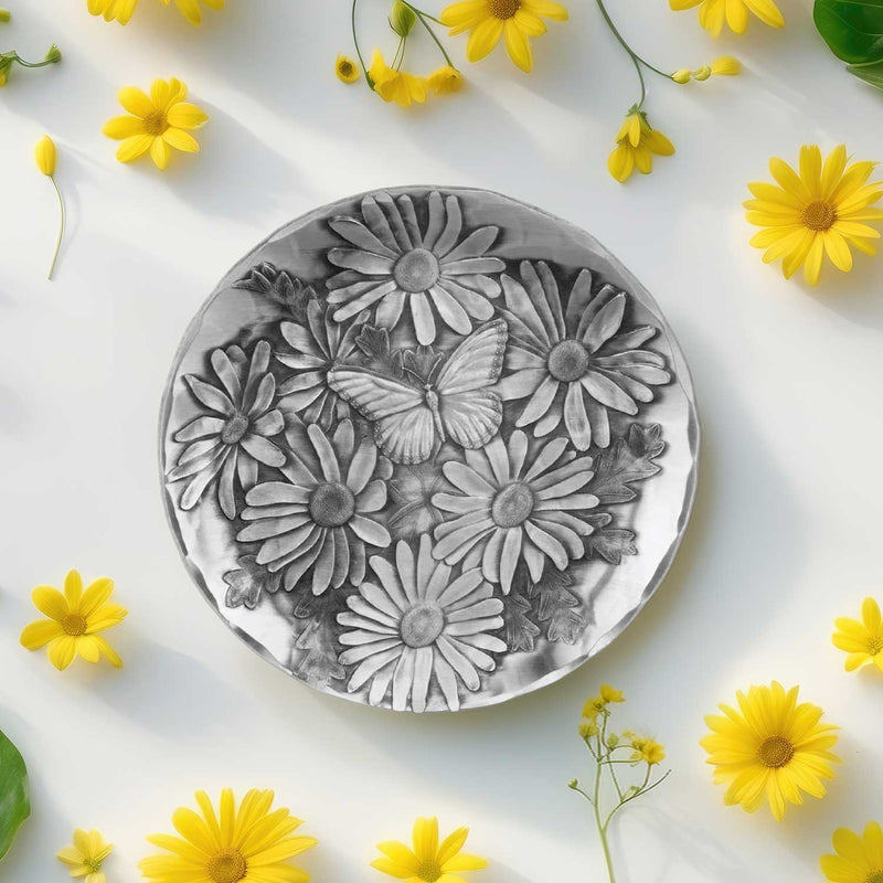 Butterfly Daisy Coaster-zoom-