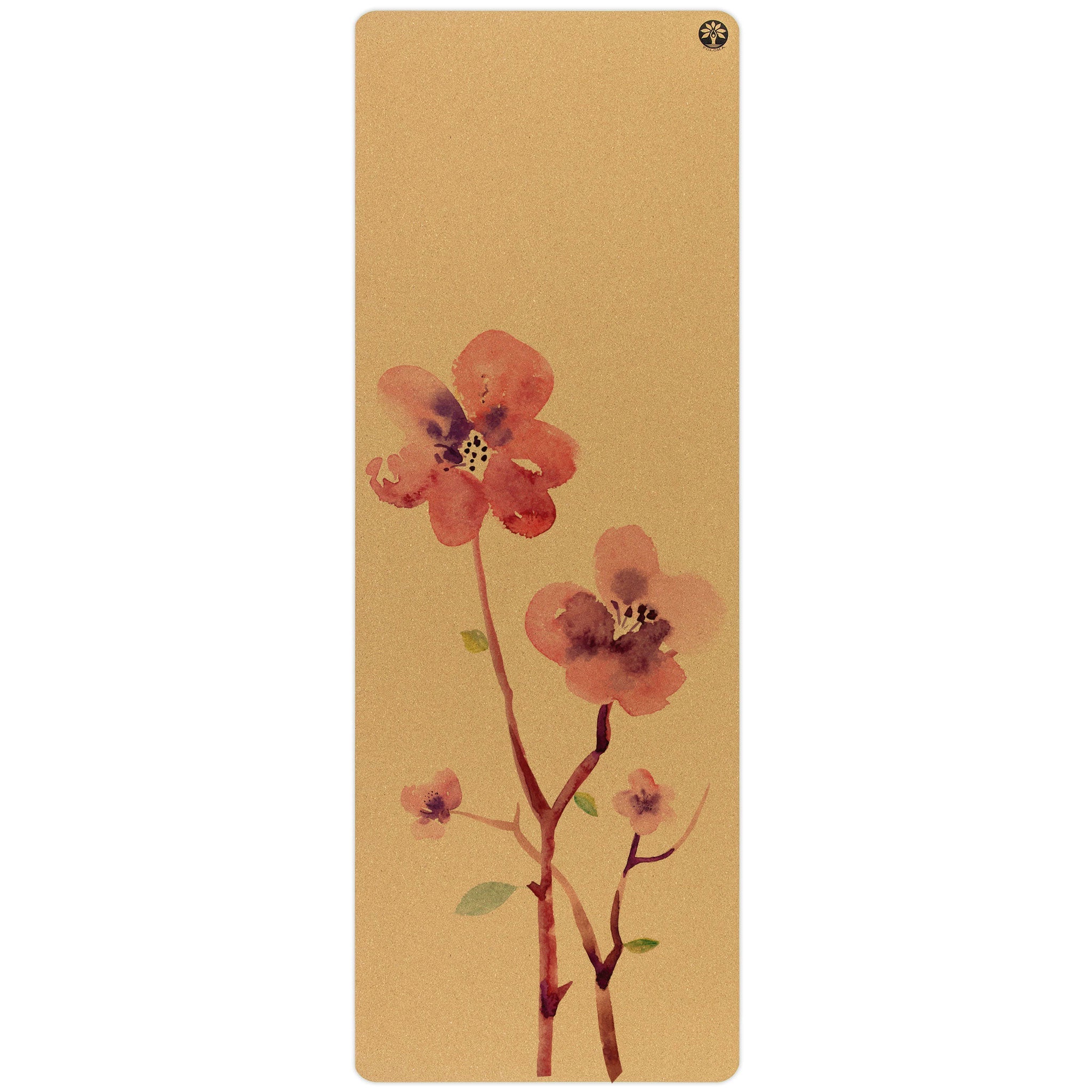 Blossom Aura Cork Yoga Mat-zoom-1