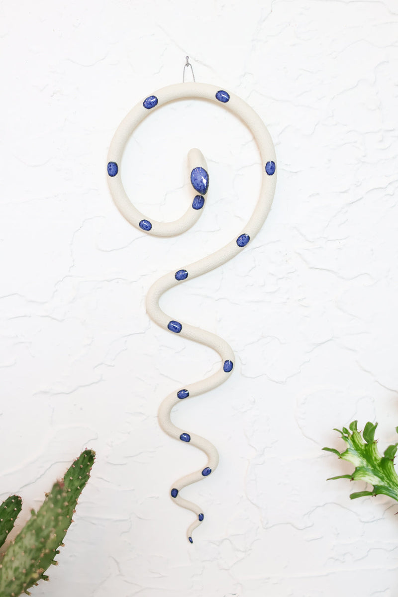 Medium Ceramic Wall Snake-zoom-