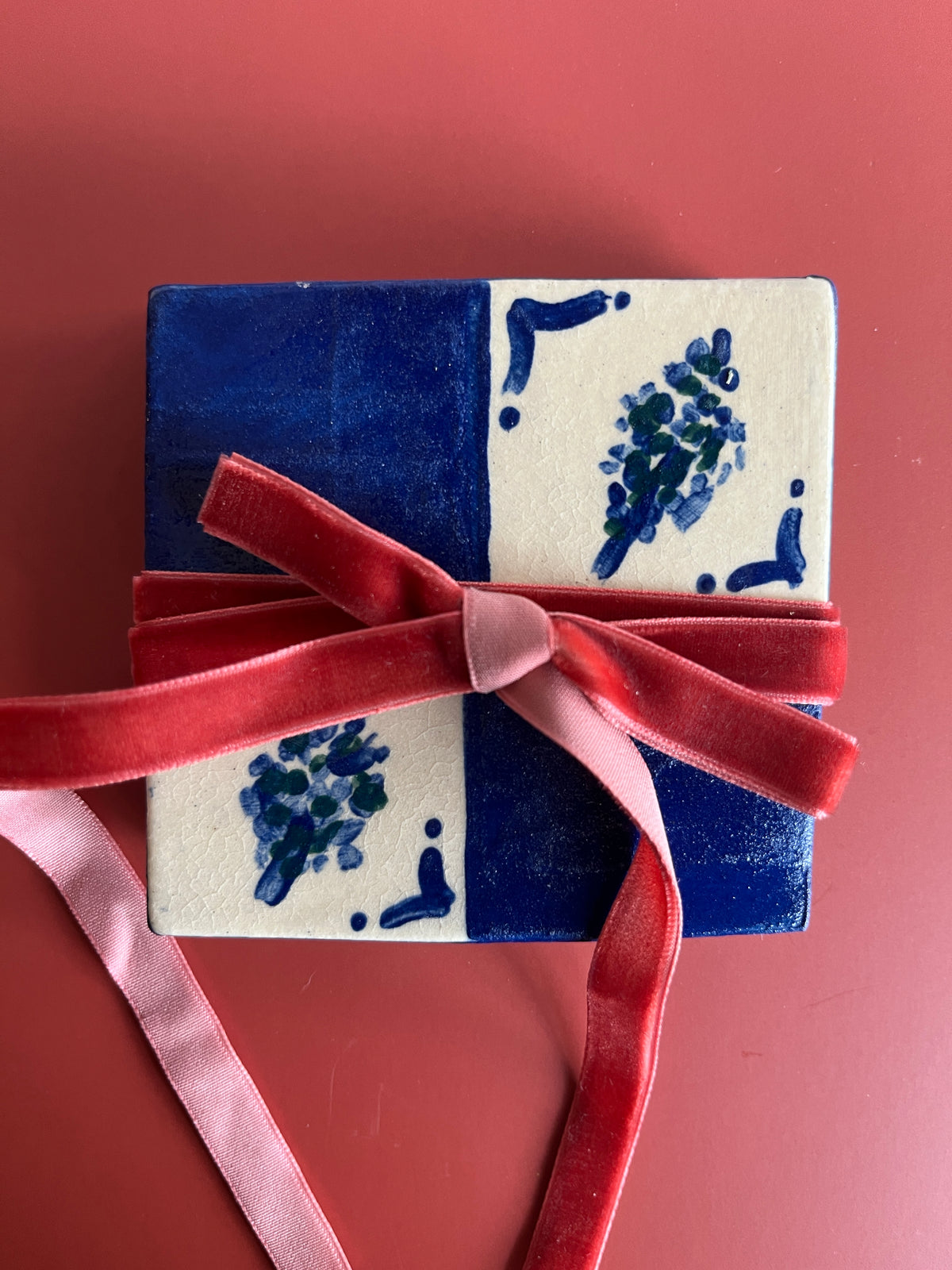 Texas Bluebonnet Coaster Set-zoom-2