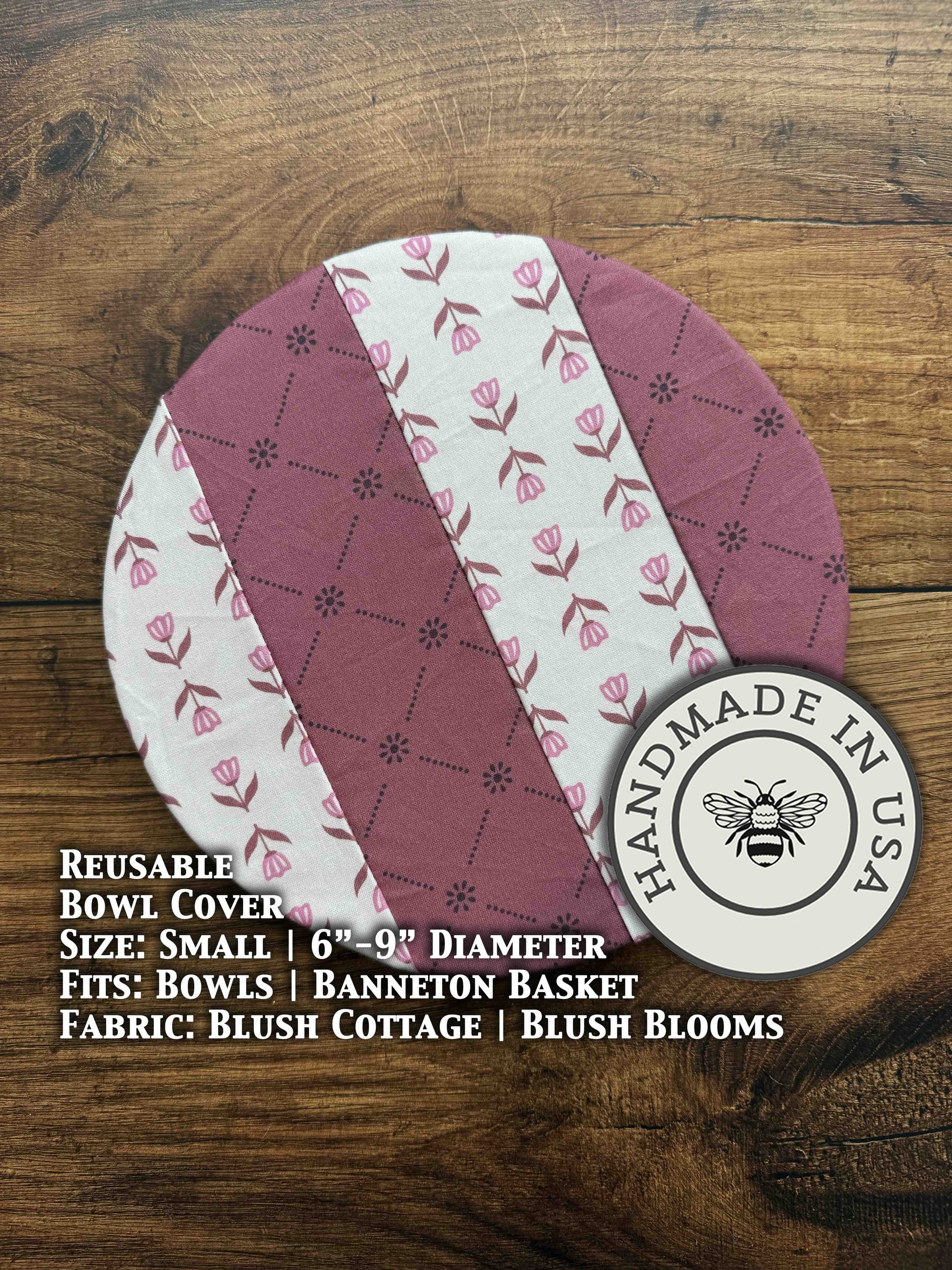 Small Reusable Cotton Bowl & Banneton Cover | Eco-Friendly Kitchen Cover-43