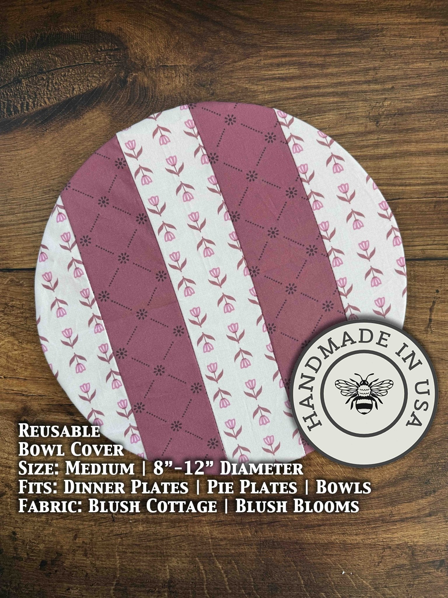 Medium Reusable Cotton Bowl & Banneton Cover | Eco-Friendly Kitchen Cover - Aware House - Five Oaks Farm -