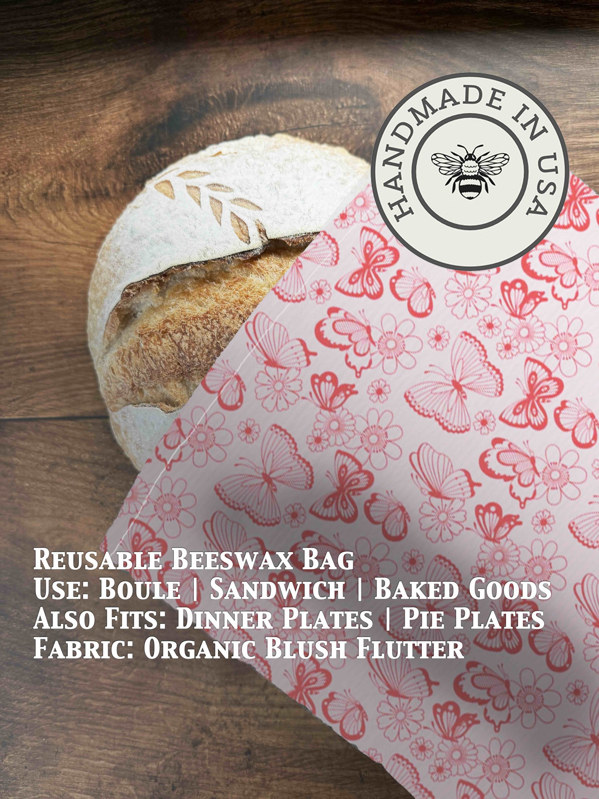 Beeswax Bread Bag | Reusable Cotton Food Storage Bag-38