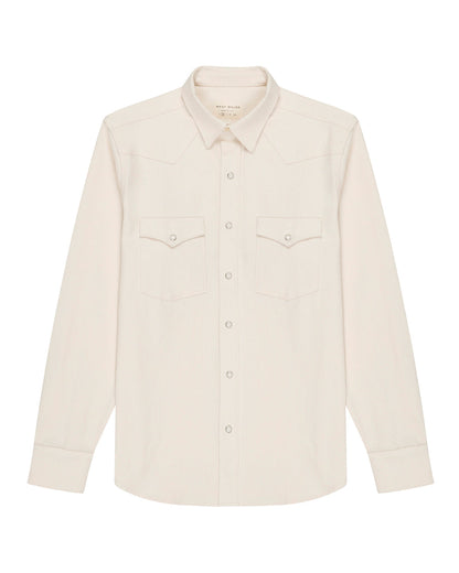 Bone Ecru Denim Men's Shirt