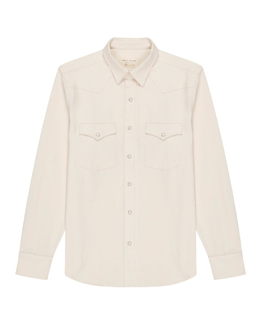 Bone Ecru Denim Men's Shirt