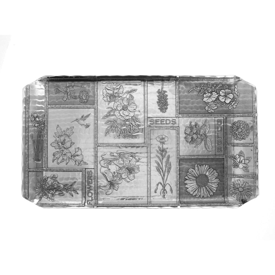 American Botanical Hostess Tray - Aware House - Wendell August Forge -