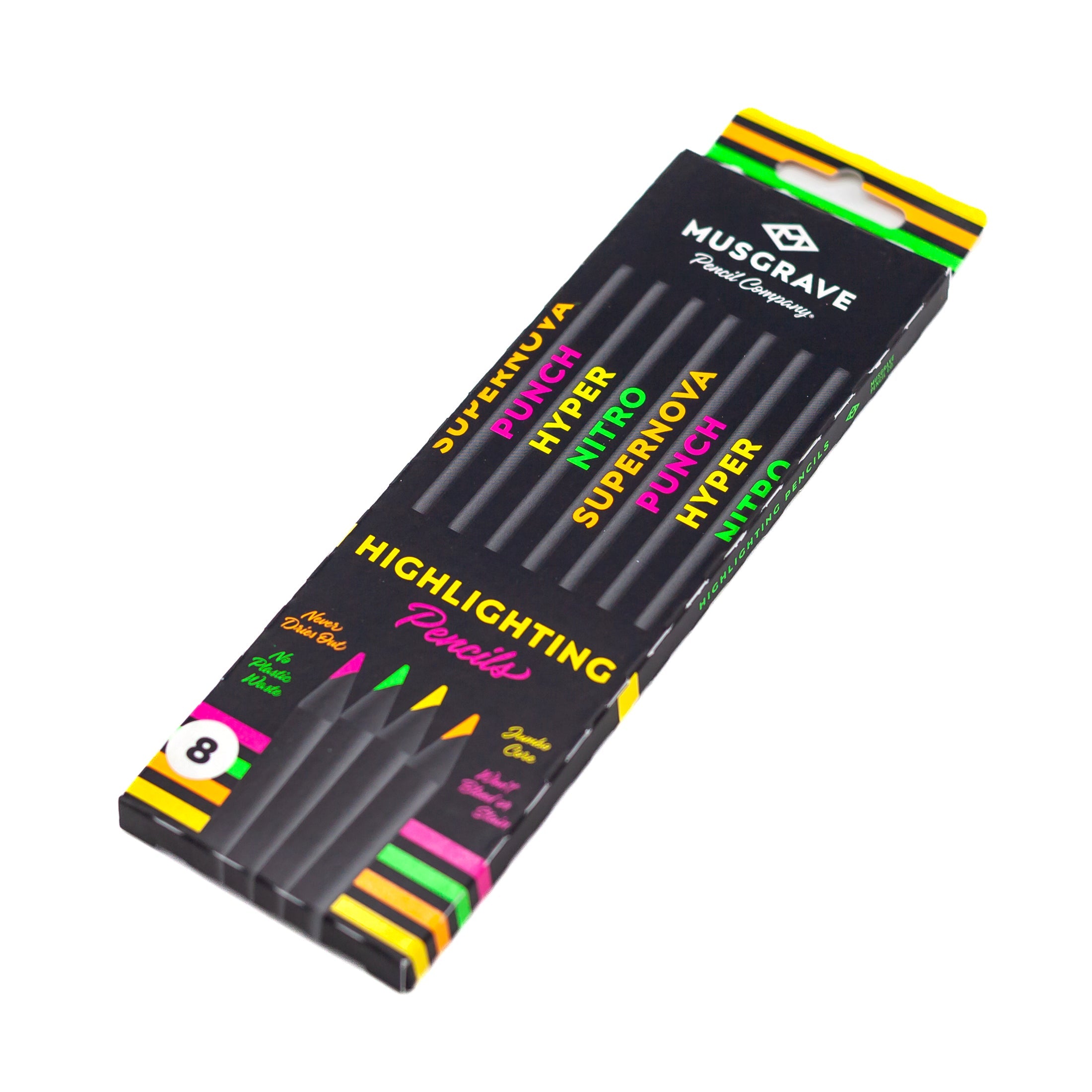 Highlighting Pencils | 8 Count-zoom-4