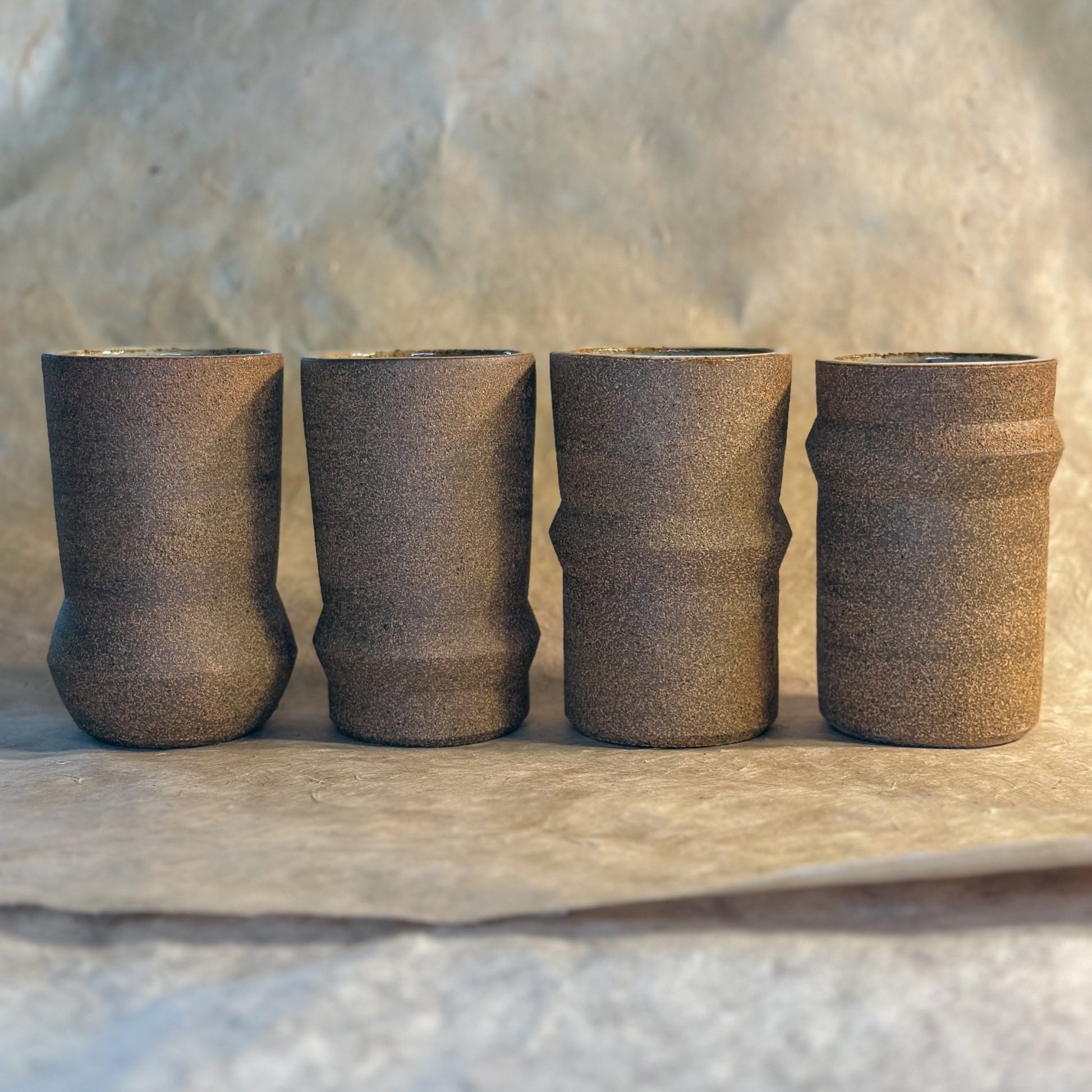 Saturn Ceramic Tumblers in Brown - Aware House